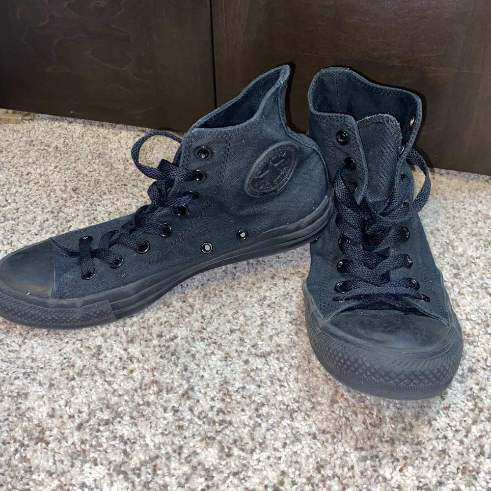 Midnight Black Converse All Stars